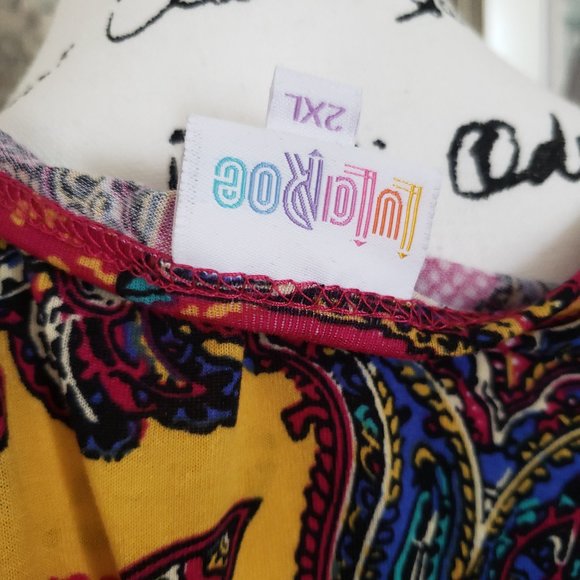 Lularoe Nicole Dress 2XL - Picture 4 of 4